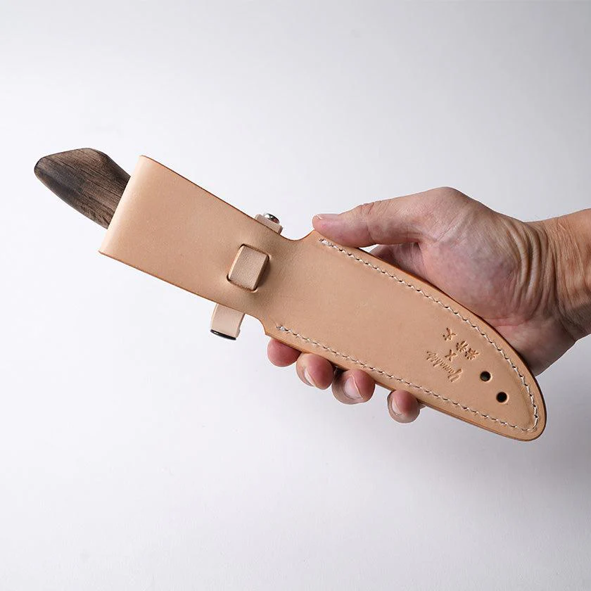 【シースナイフ】黒猪 岩井丈 作 古式鍛錬 静寂 (しじま) Custom Knife | 越前打刃物 | 鍛冶工房いわい - Image 7