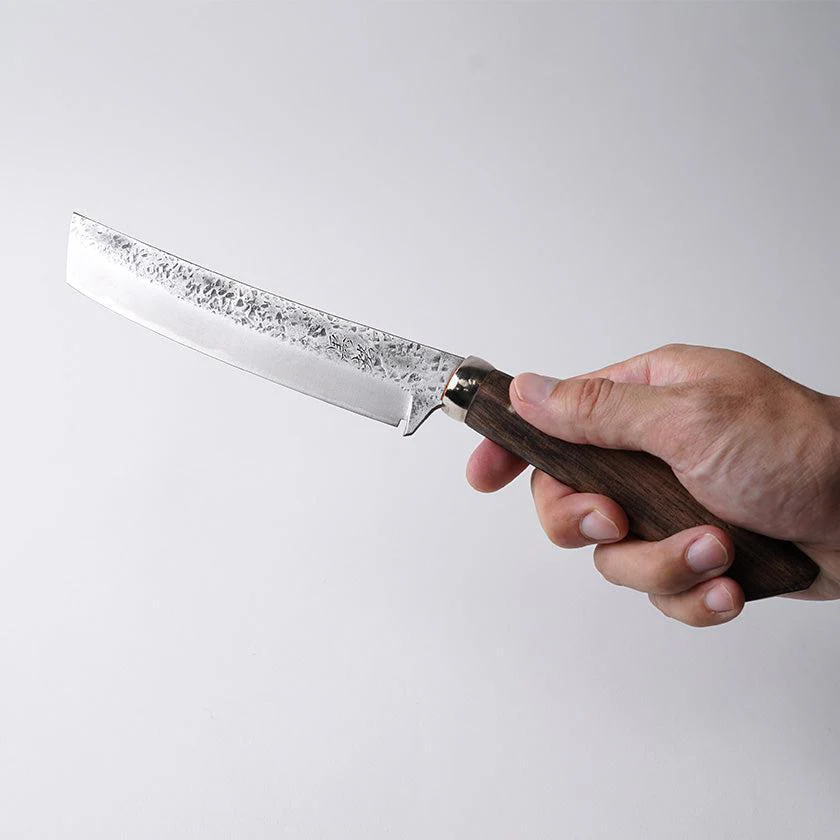 【キャンプナタ】黒猪 岩井丈 作 森閑(しんかん) Custom Knife | 越前打刃物 | 鍛冶工房いわい - Image 6