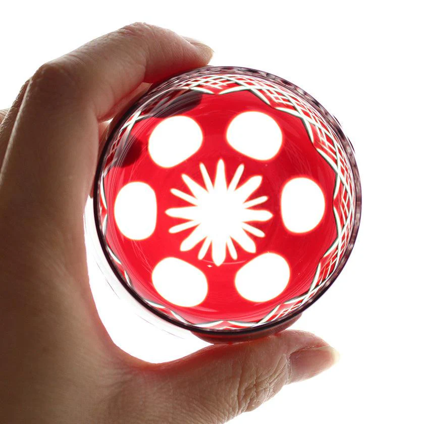 【江戸切子】重ね矢来 丸ぐいのみペア - Image 10