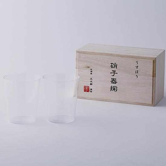 【江戸硝子】うすはり オールドM 2点セット 木箱入 - Image 3