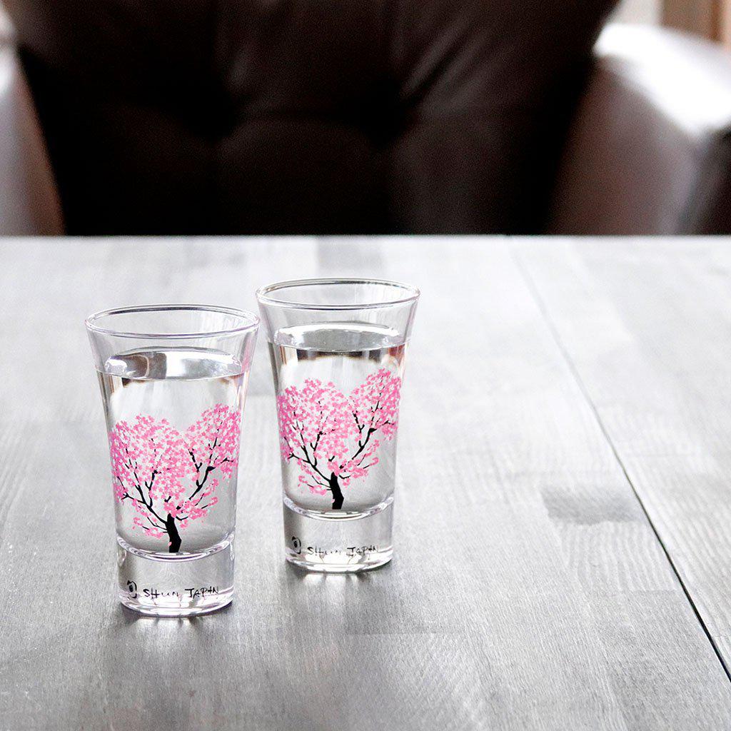【天開グラス2点セット】冷感 桜 | 丸モ高木陶器 - Image 5