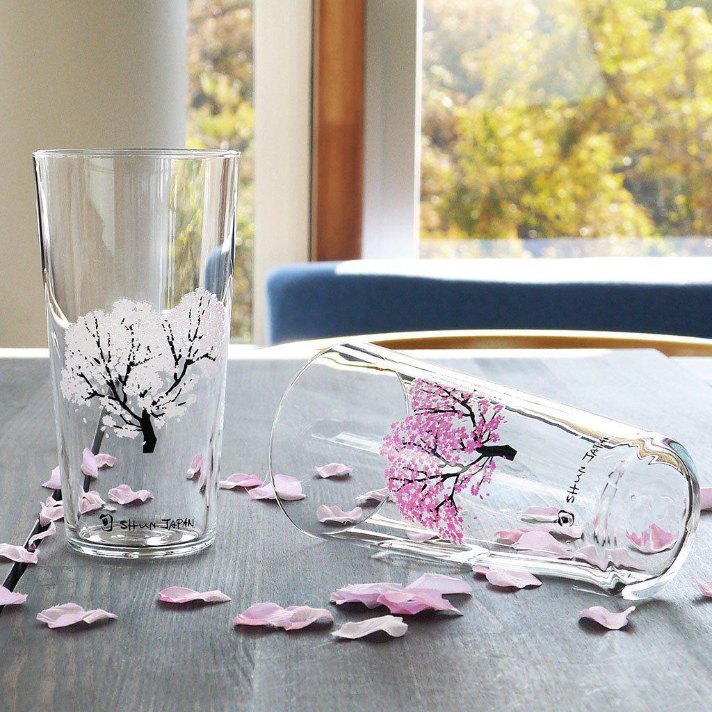 【タンブラーグラス2点セット】冷感 桜 | 丸モ高木陶器 - Image 2