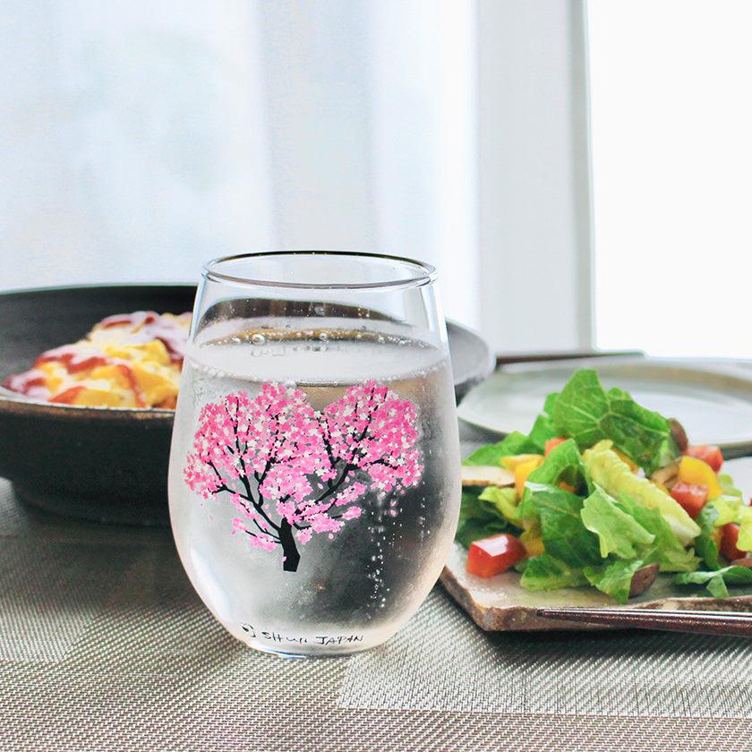 【フリーグラス】冷感 桜 | 丸モ高木陶器 - Image 3