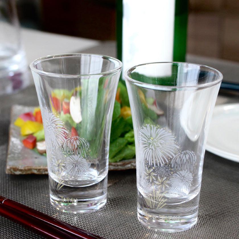 【天開グラス2点セット】冷感 花火 | 丸モ高木陶器 - Image 5