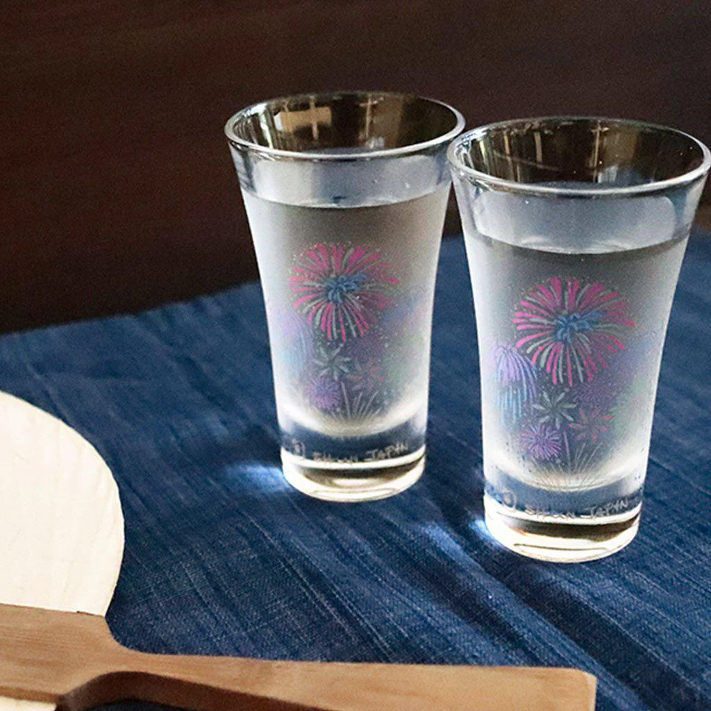 【天開グラス2点セット】冷感 花火 | 丸モ高木陶器 - Image 8