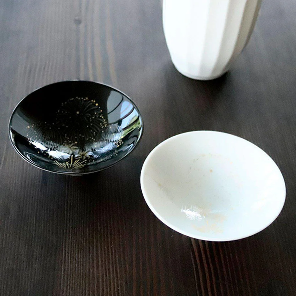【平盃2点セット】冷感 花火 | 美濃焼 | 丸モ高木陶器 - Image 2