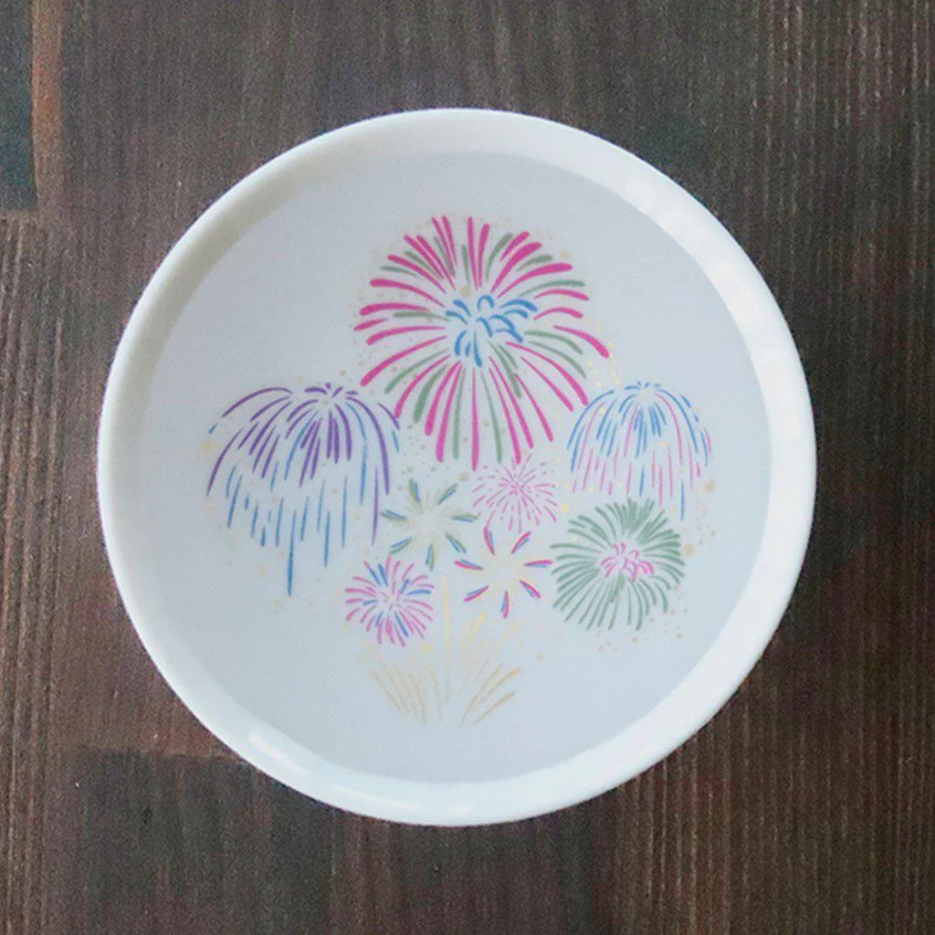 【平盃2点セット】冷感 花火 | 美濃焼 | 丸モ高木陶器 - Image 5
