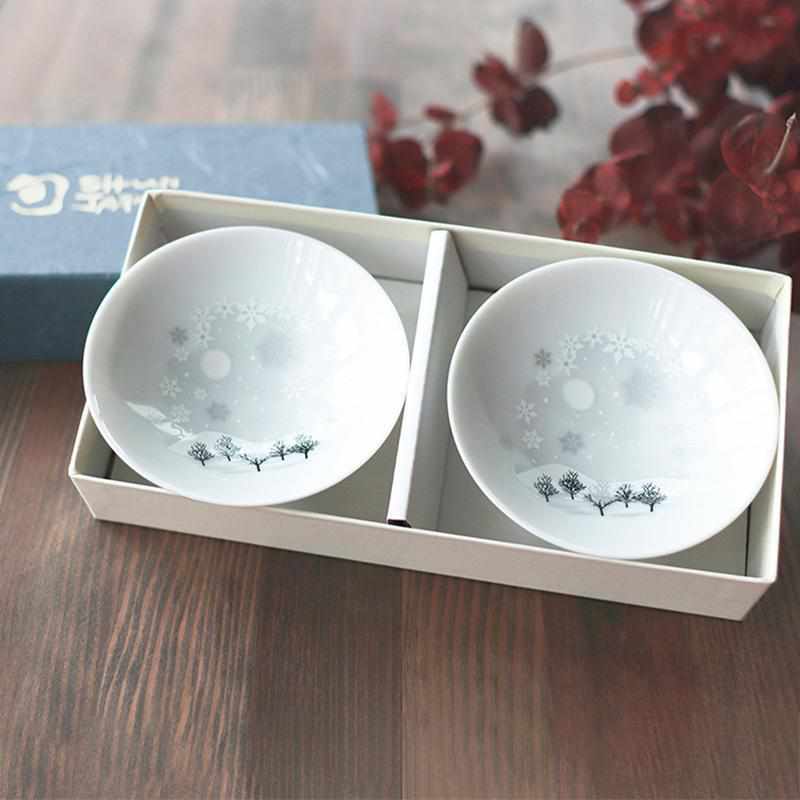 【平盃2点セット】冷感 雪結晶 | 美濃焼 | 丸モ高木陶器 - Image 3