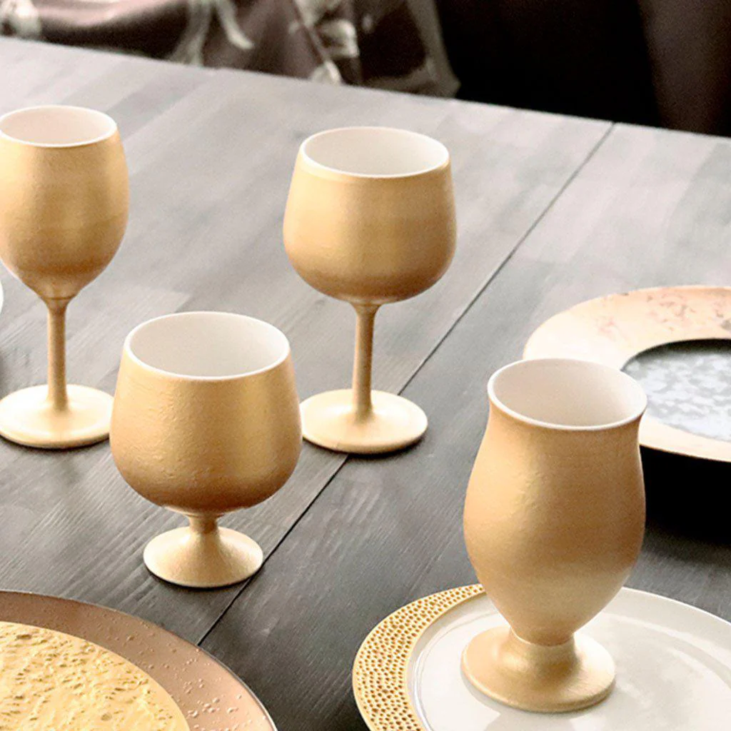 【ビアカップ】Gold Beer 陶Glass | 美濃焼 | 丸モ高木陶器 - Image 4