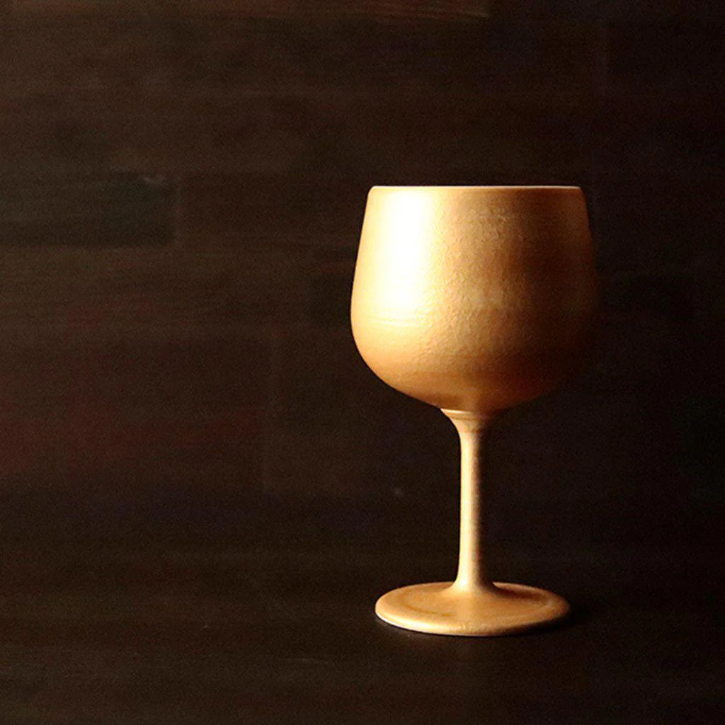 【ワインカップ】Gold Wine 陶Glass | 美濃焼 | 丸モ高木陶器 - Image 5