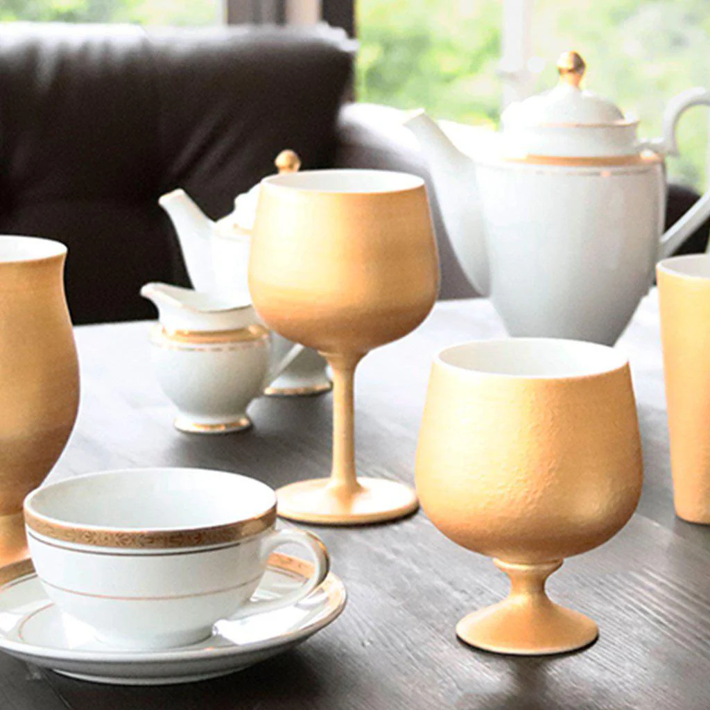 【ワインカップ】Gold Wine 陶Glass | 美濃焼 | 丸モ高木陶器 - Image 6