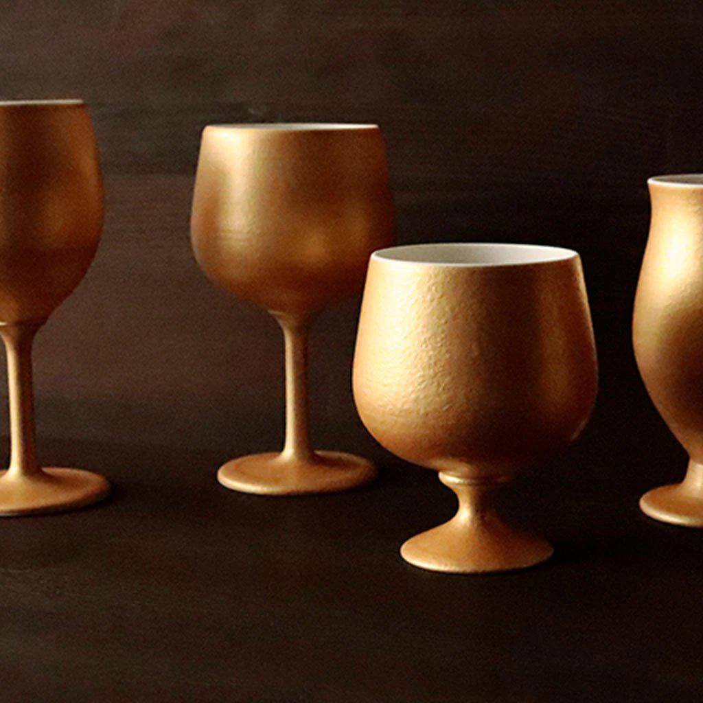 【ワインカップ】Gold Wine 陶Glass | 美濃焼 | 丸モ高木陶器 - Image 7