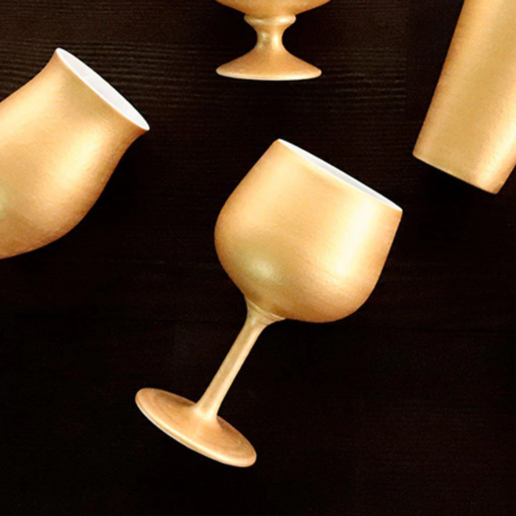 【ワインカップ】Gold Wine 陶Glass | 美濃焼 | 丸モ高木陶器 - Image 8