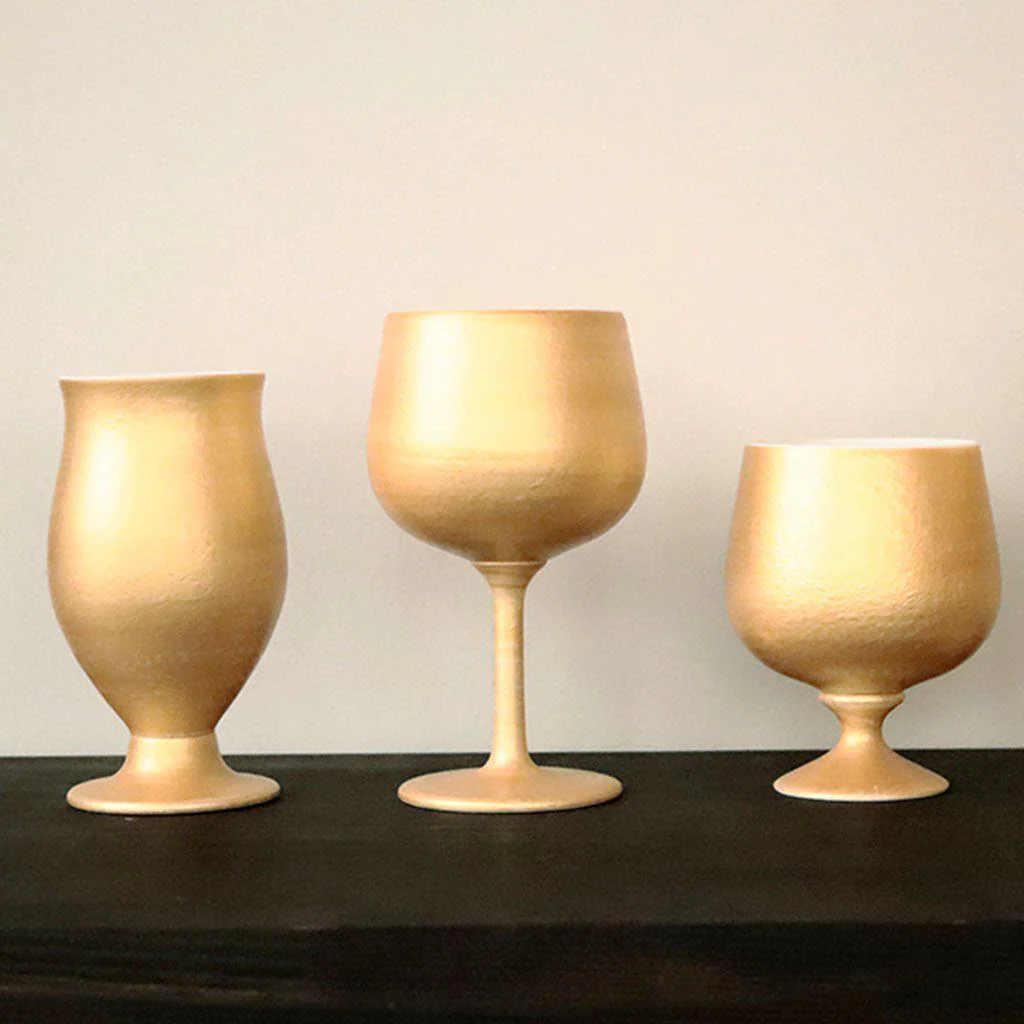 【ワインカップ】Gold Wine 陶Glass | 美濃焼 | 丸モ高木陶器 - Image 9