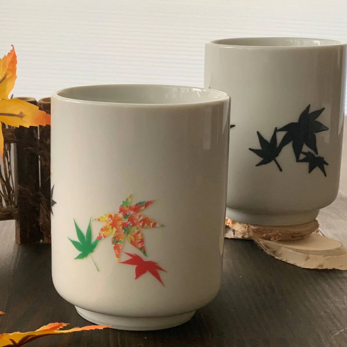 【湯呑み】温感 紅葉 | 美濃焼 | 丸モ高木陶器 - Image 3