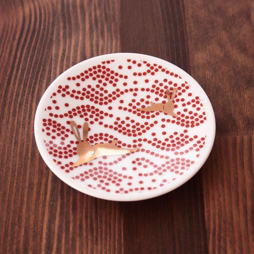 【豆皿5点セット】朱金豆皿 | 美濃焼 | 丸モ高木陶器 - Image 6