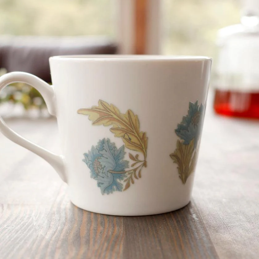 【マグカップ】温感 ボタニカル (青花) | 美濃焼 | 丸モ高木陶器 - Image 5