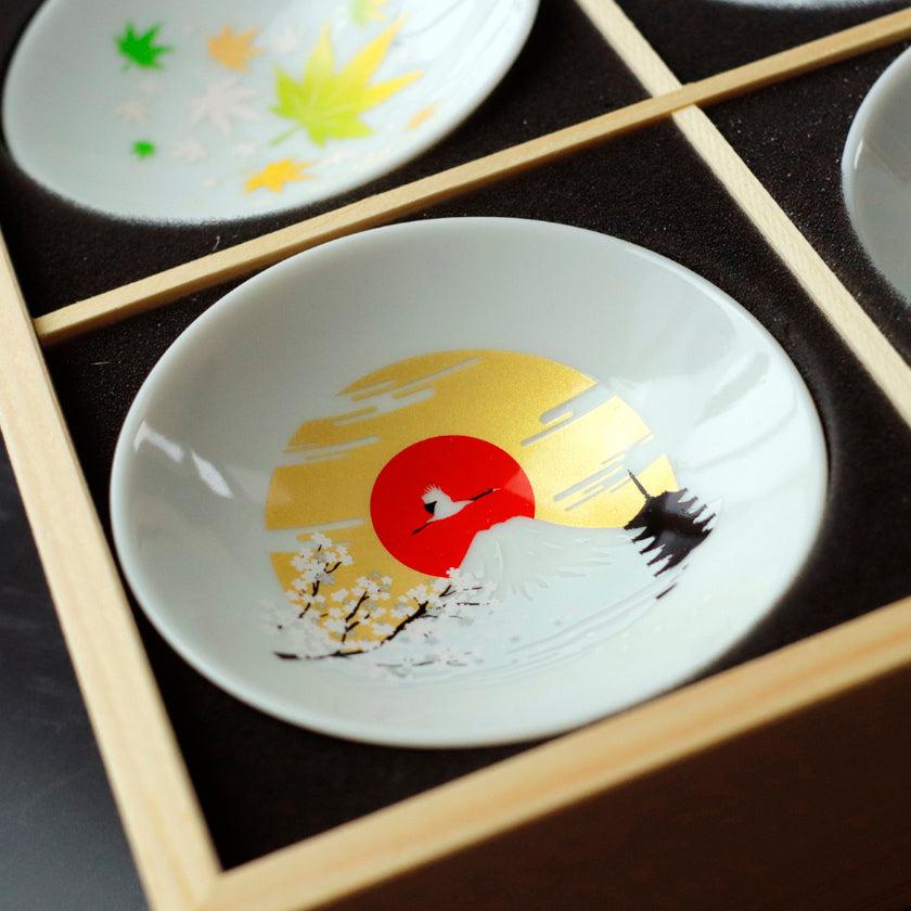 【平盃9点セット】冷感 日本伝統 | 美濃焼 | 丸モ高木陶器 - Image 5
