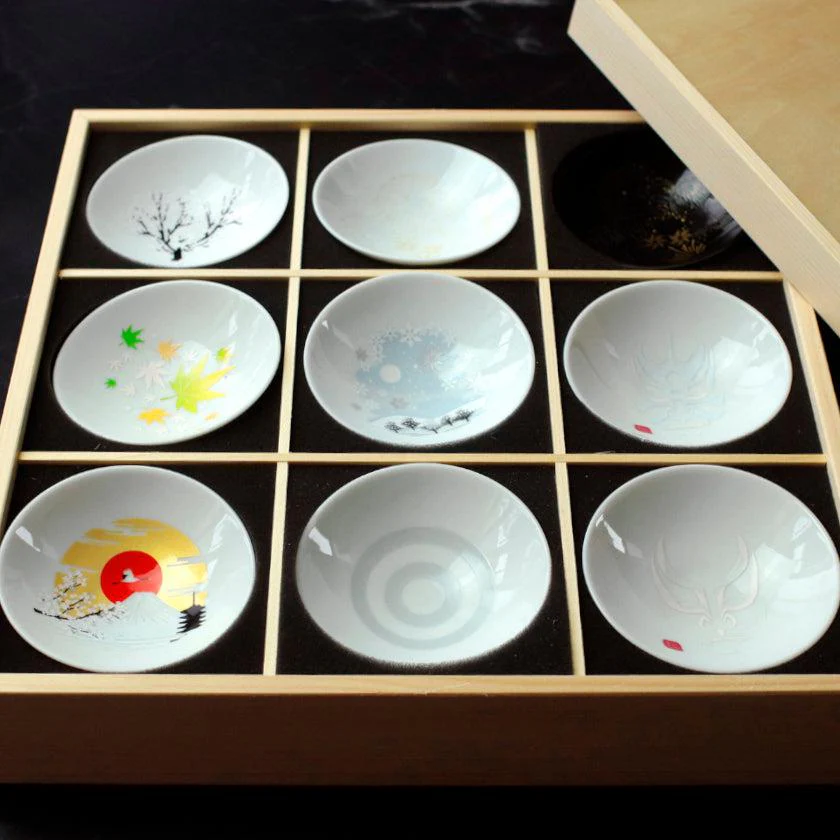 【平盃9点セット】冷感 日本伝統 | 美濃焼 | 丸モ高木陶器 - Image 7