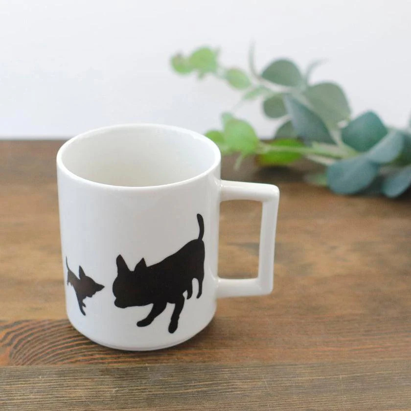 【マグカップ】温感 親子犬 (ニューボン) | 美濃焼 | 丸モ高木陶器 - Image 3