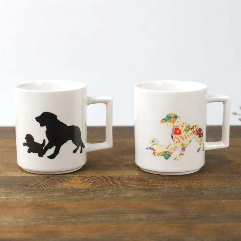 【マグカップ】温感 親子犬 (ニューボン) | 美濃焼 | 丸モ高木陶器 - Image 6