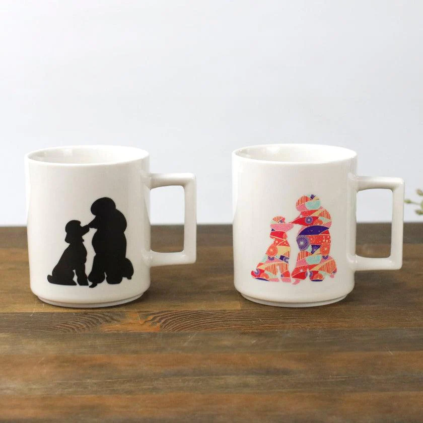 【マグカップ】温感 親子犬 (ニューボン) | 美濃焼 | 丸モ高木陶器 - Image 8
