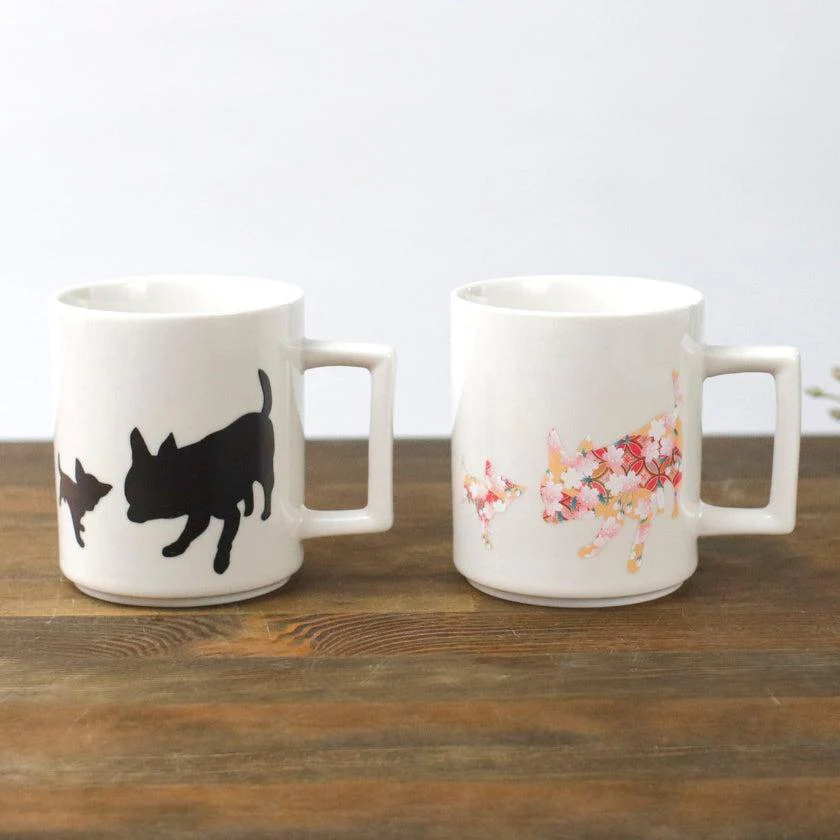 【マグカップ】温感 親子犬 (ニューボン) | 美濃焼 | 丸モ高木陶器 - Image 9