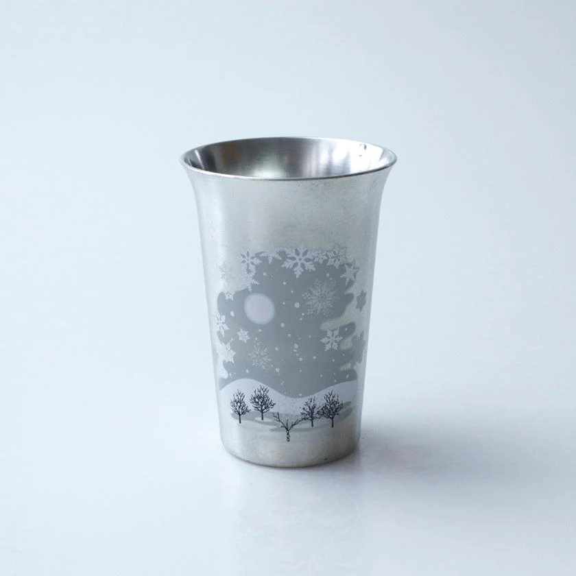 【タンブラー】冷感 純銅錫被 雪結晶 | 丸モ高木陶器 - Image 2