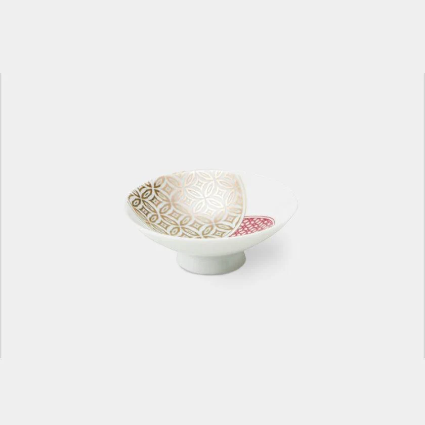 【平盃5点セット】朱金 | 美濃焼 | 丸モ高木陶器 - Image 4