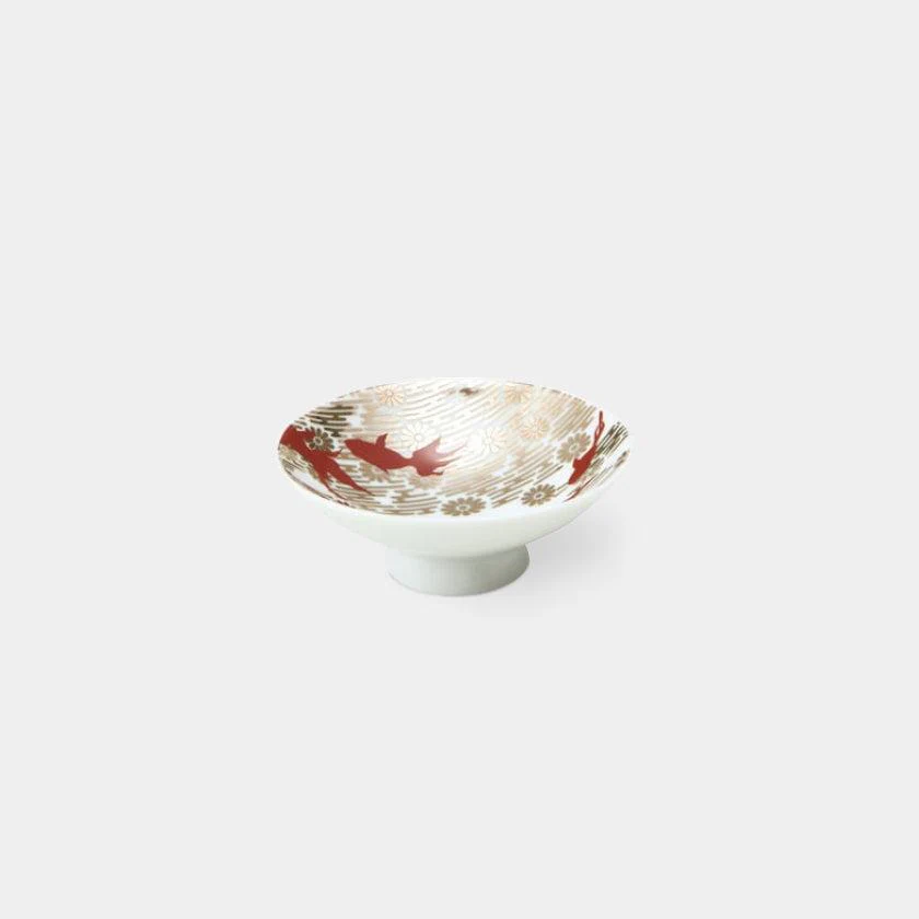 【平盃5点セット】朱金 | 美濃焼 | 丸モ高木陶器 - Image 7