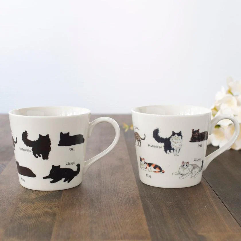 【マグカップ】温感 ゆる猫① サビ猫他 | 美濃焼 | 丸モ高木陶器 - Image 5