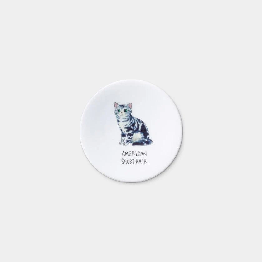 【豆皿5枚セット】ゆる猫 | 美濃焼 | 丸モ高木陶器 - Image 3