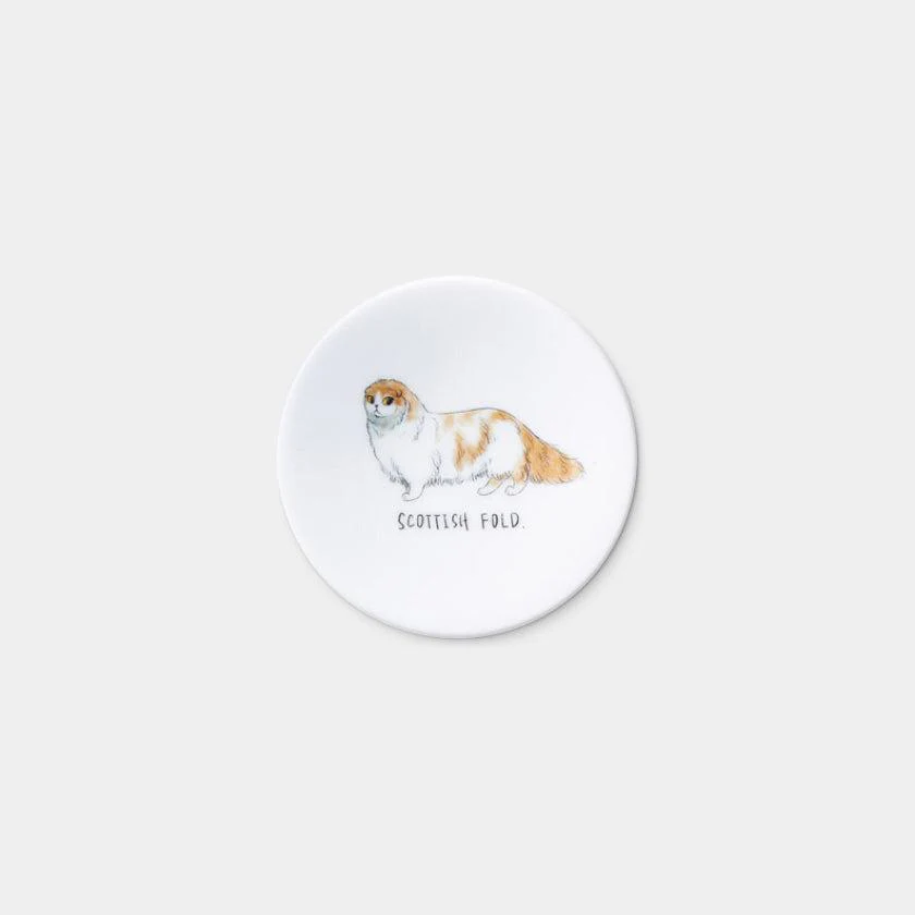 【豆皿5枚セット】ゆる猫 | 美濃焼 | 丸モ高木陶器 - Image 4