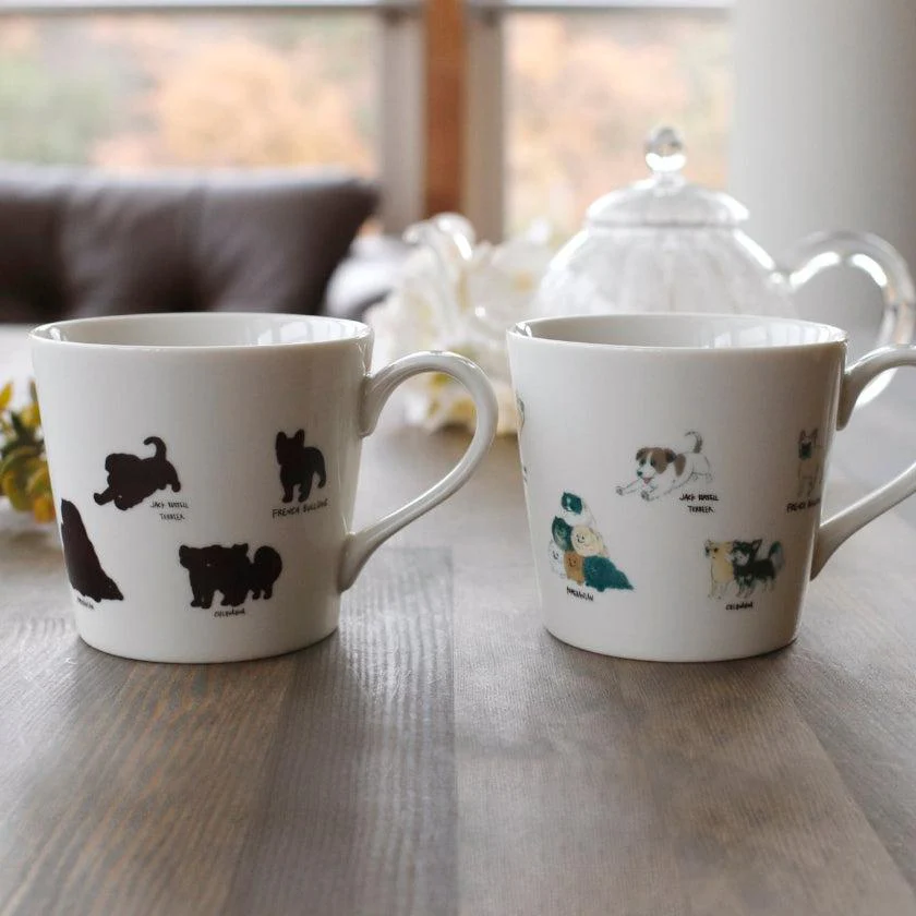 【マグカップ】温感 ゆる犬① コーギー他 | 美濃焼 | 丸モ高木陶器 - Image 5