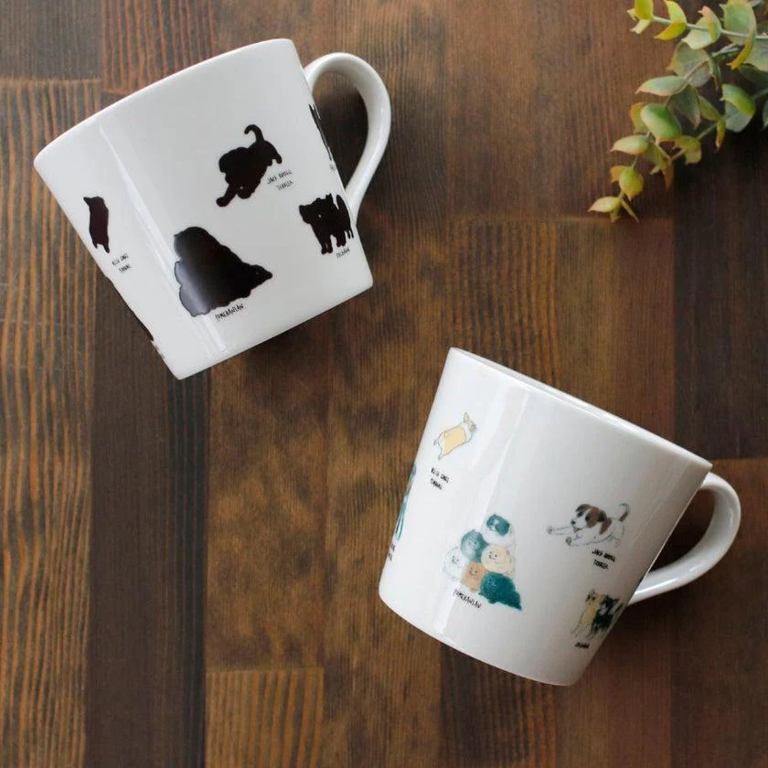 【マグカップ】温感 ゆる犬① コーギー他 | 美濃焼 | 丸モ高木陶器 - Image 6