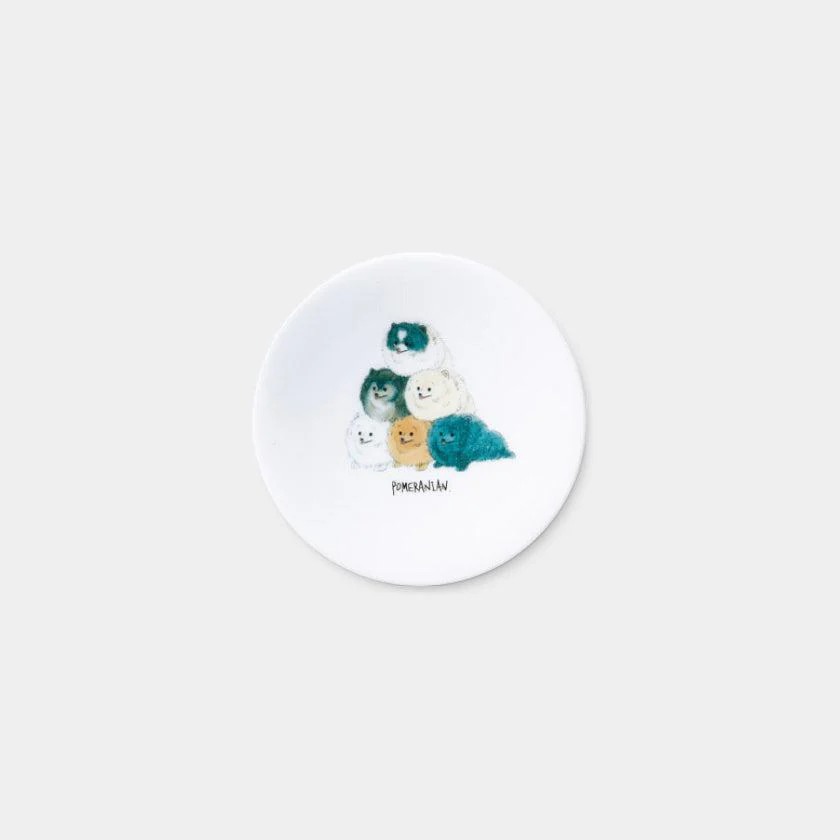 【豆皿5枚セット】ゆる犬 | 美濃焼 | 丸モ高木陶器 - Image 3