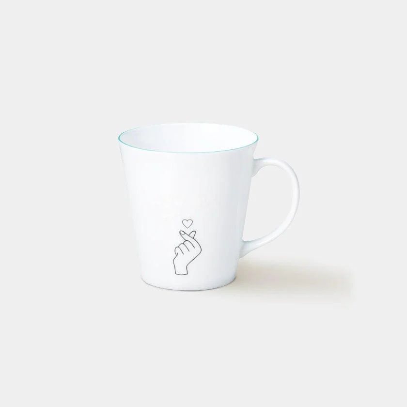 【マグカップ】マグカップからキュン 冷感 ブルー | 美濃焼 | 丸モ高木陶器 - Image 3