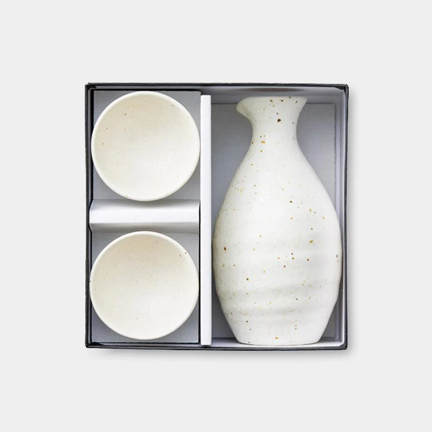 【酒器3点セット】志野粉引 | 美濃焼 | 丸モ高木陶器 - Image 2