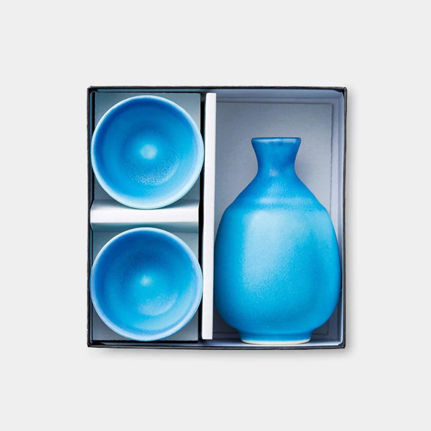 【酒器3点セット】トルコ釉 | 美濃焼 | 丸モ高木陶器 - Image 2