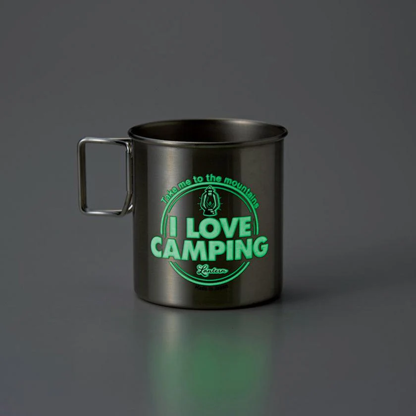 【マグカップ】蓄光 ステンレス I LOVE CAMPING | 丸モ高木陶器 - Image 2