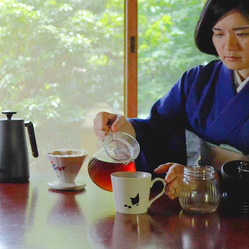 【コーヒーフィルター】温感 千鳥 (花と鳥) | 美濃焼 | 丸モ高木陶器 - Image 3