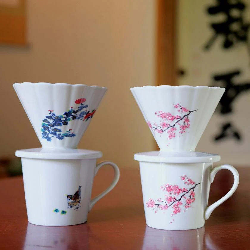 【コーヒーフィルター】温感 千鳥 (花と鳥) | 美濃焼 | 丸モ高木陶器 - Image 6