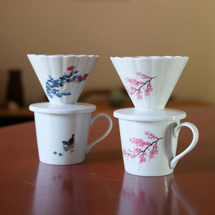 【マグカップ】温感 千鳥 (花と鳥) | 美濃焼 | 丸モ高木陶器 - Image 4