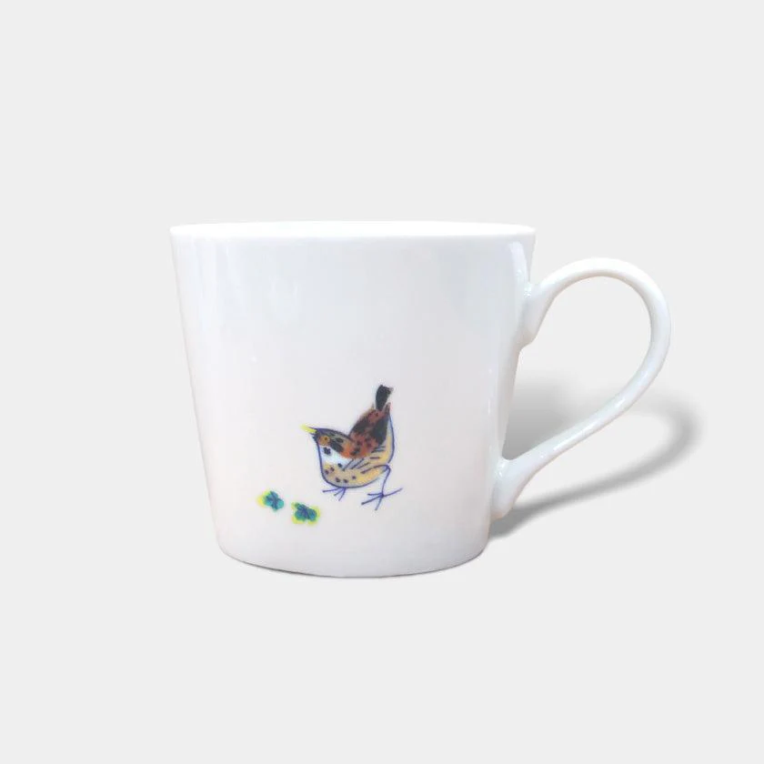 【マグカップ】温感 千鳥 (花と鳥) | 美濃焼 | 丸モ高木陶器 - Image 5