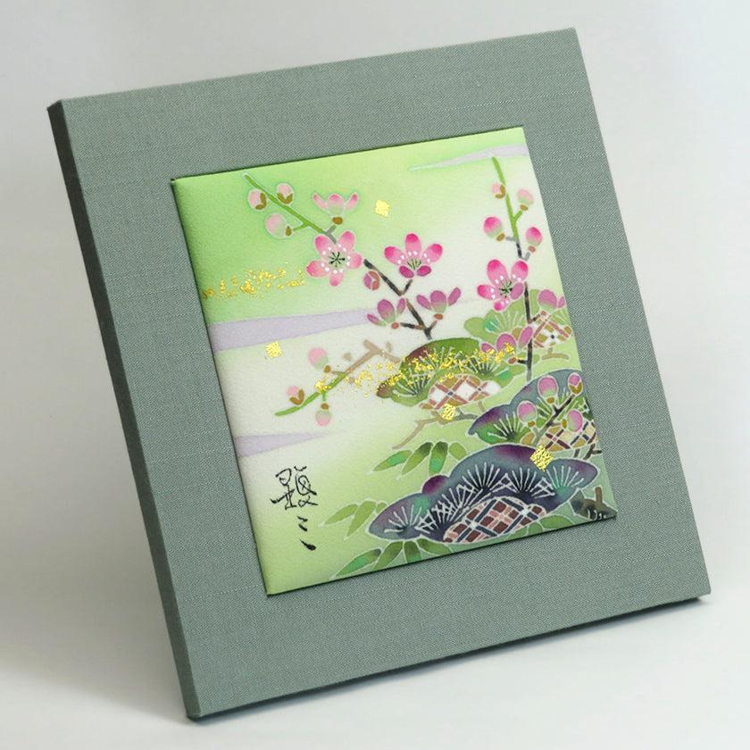 【パネル】松竹梅 (小) PKS103 | 加賀友禅 | 染の四季 - Image 2