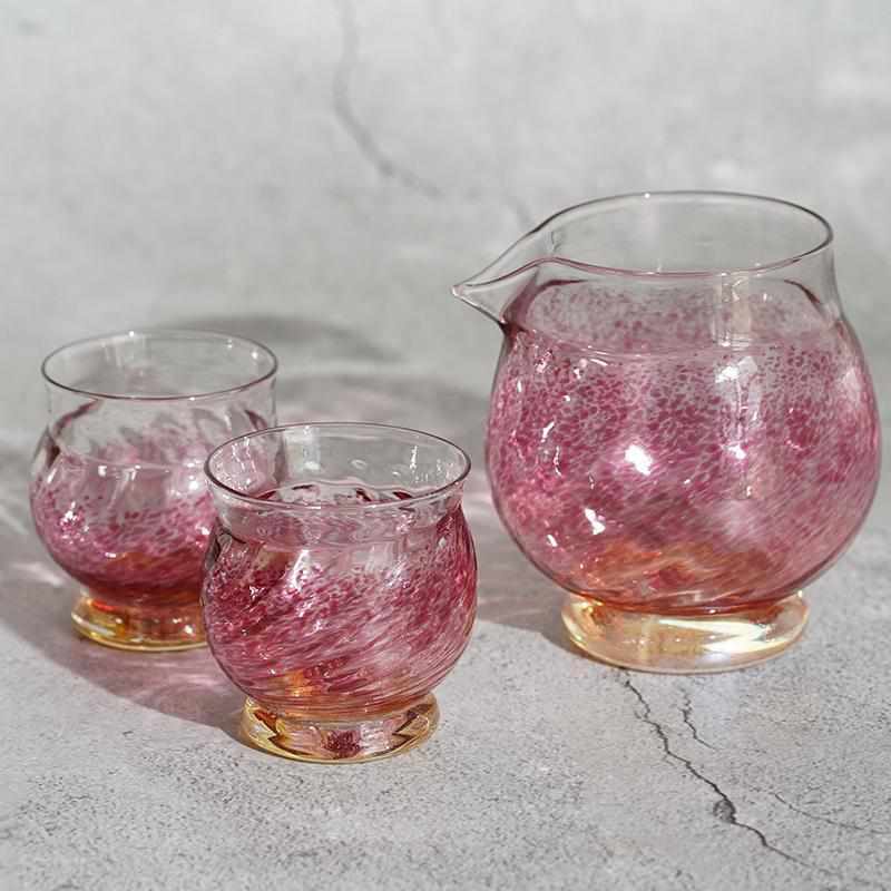 【吹きガラス】Izumo 酒器3点セット さくら - Image 5