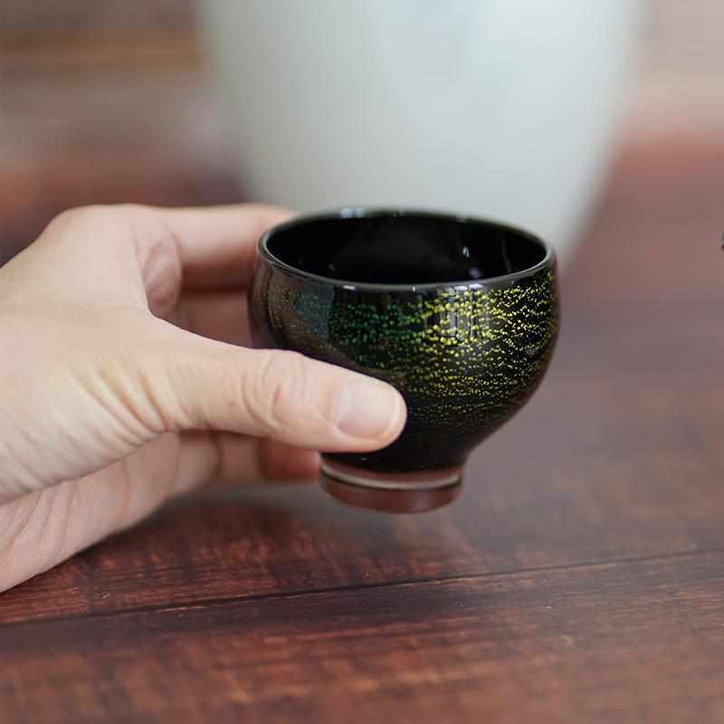 【吹きガラス】Izumo 酒器3点セット 彩 ~sai~ グリーン - Image 3