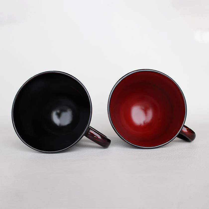 【カップ 八雲塗】2点セット 皿・スプーン付 日本製 伝統工芸 漆器 - Image 11