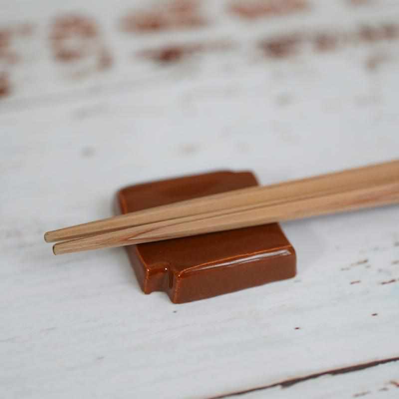 【石州瓦】丸惣 箸置き テラコッタ 5個 - Image 3