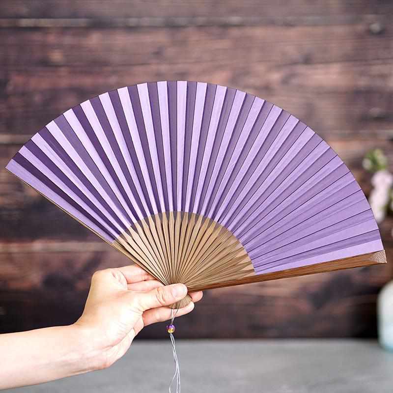 【扇子】洛色URUSHI 7.5寸 紫野行き 男持 | 京扇子 | RAKUKEI - Image 2